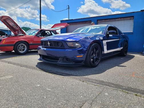 Blue 2012 Ford Mustang Boss 302